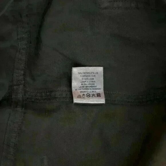 OVERLOVER Mulholland Utility Jumpsuit in Dark Gray Cotton Linen Size Medium - Picture 9 of 9